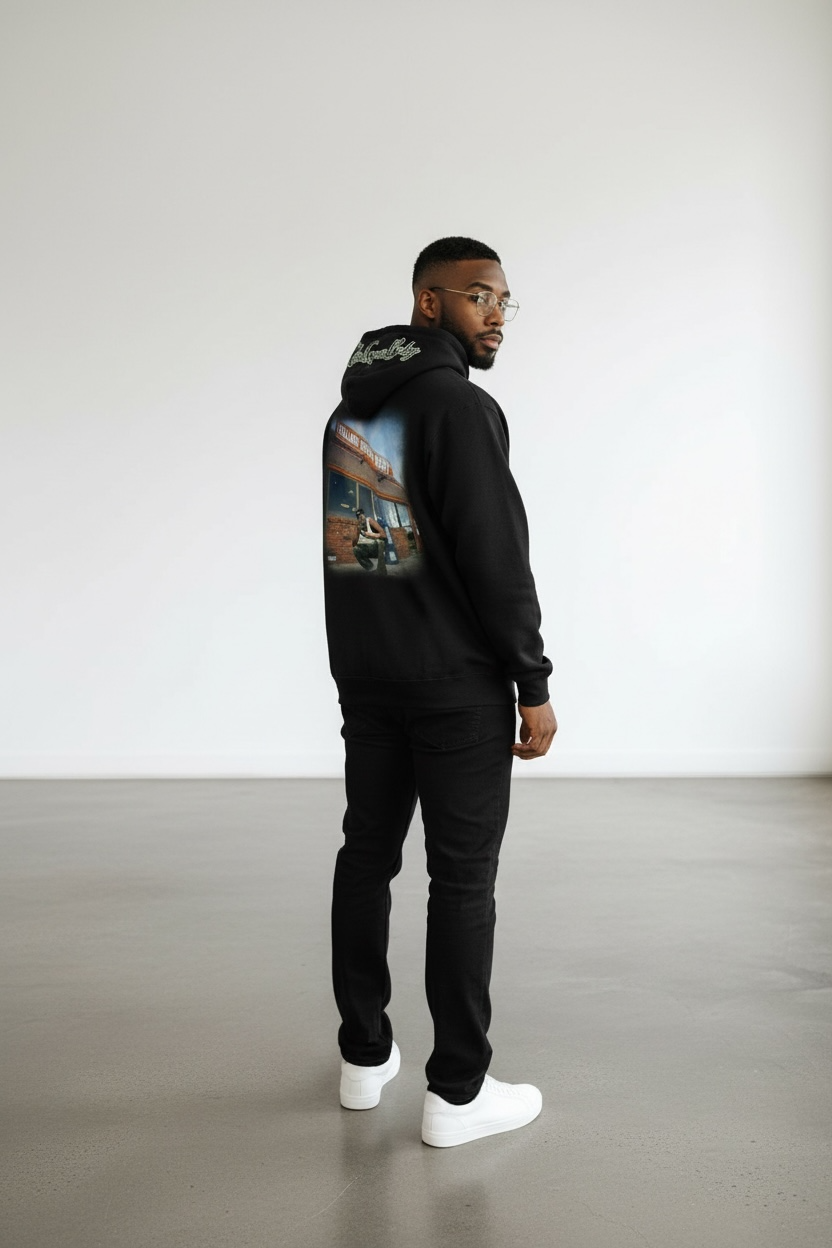 Black Collard Greens hoodie