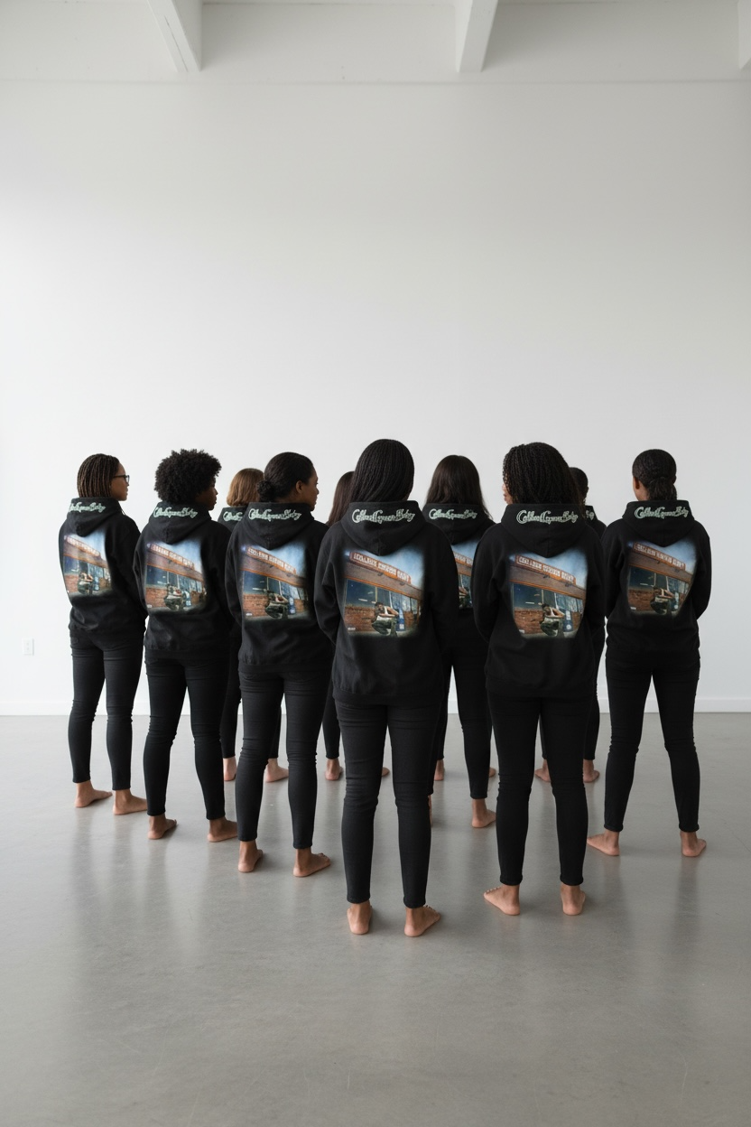 Black Collard Greens hoodie