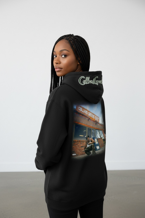 Black Collard Greens hoodie